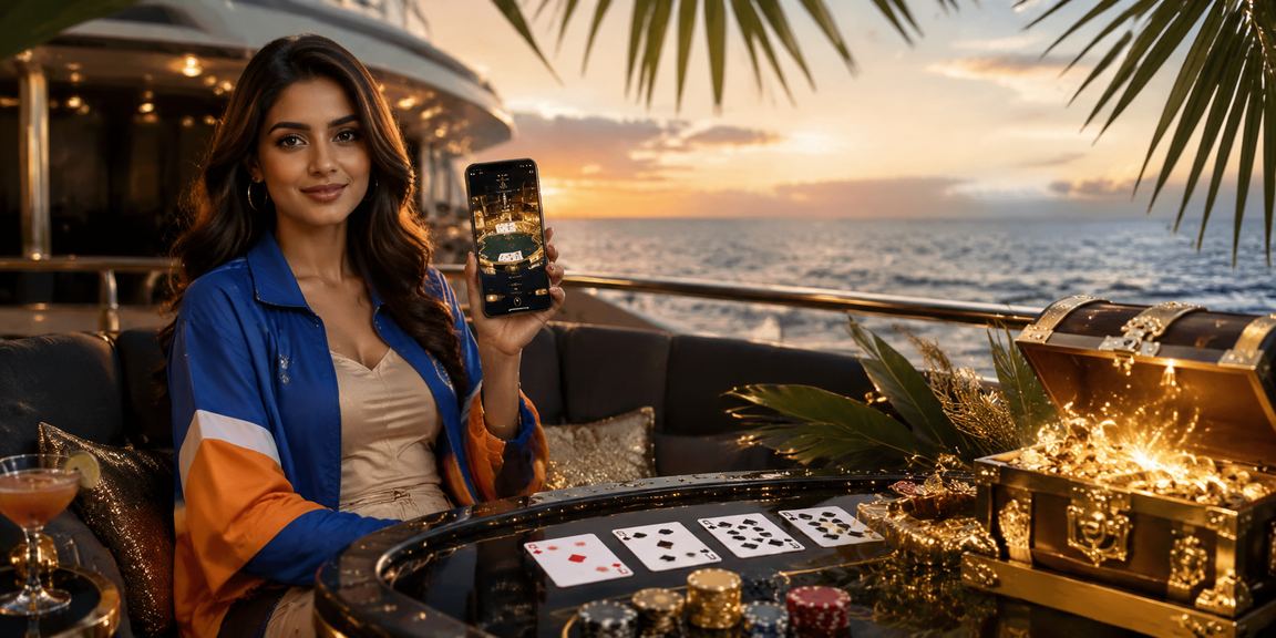 User registering account on a mobile device at the beach