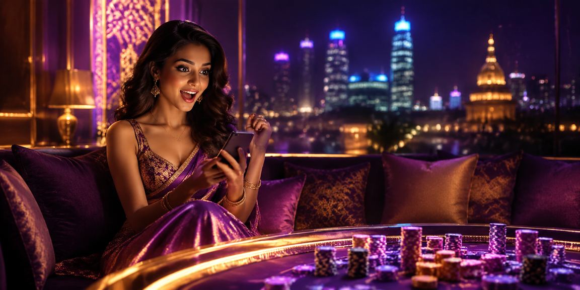 Indian player celebrating VIP bonus at sports betting platform
